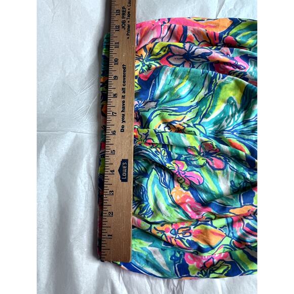 Lilly Pulitzer dress size S Windsor Strapless pull-on Pima Cotton Coconut girl - Picture 5 of 7